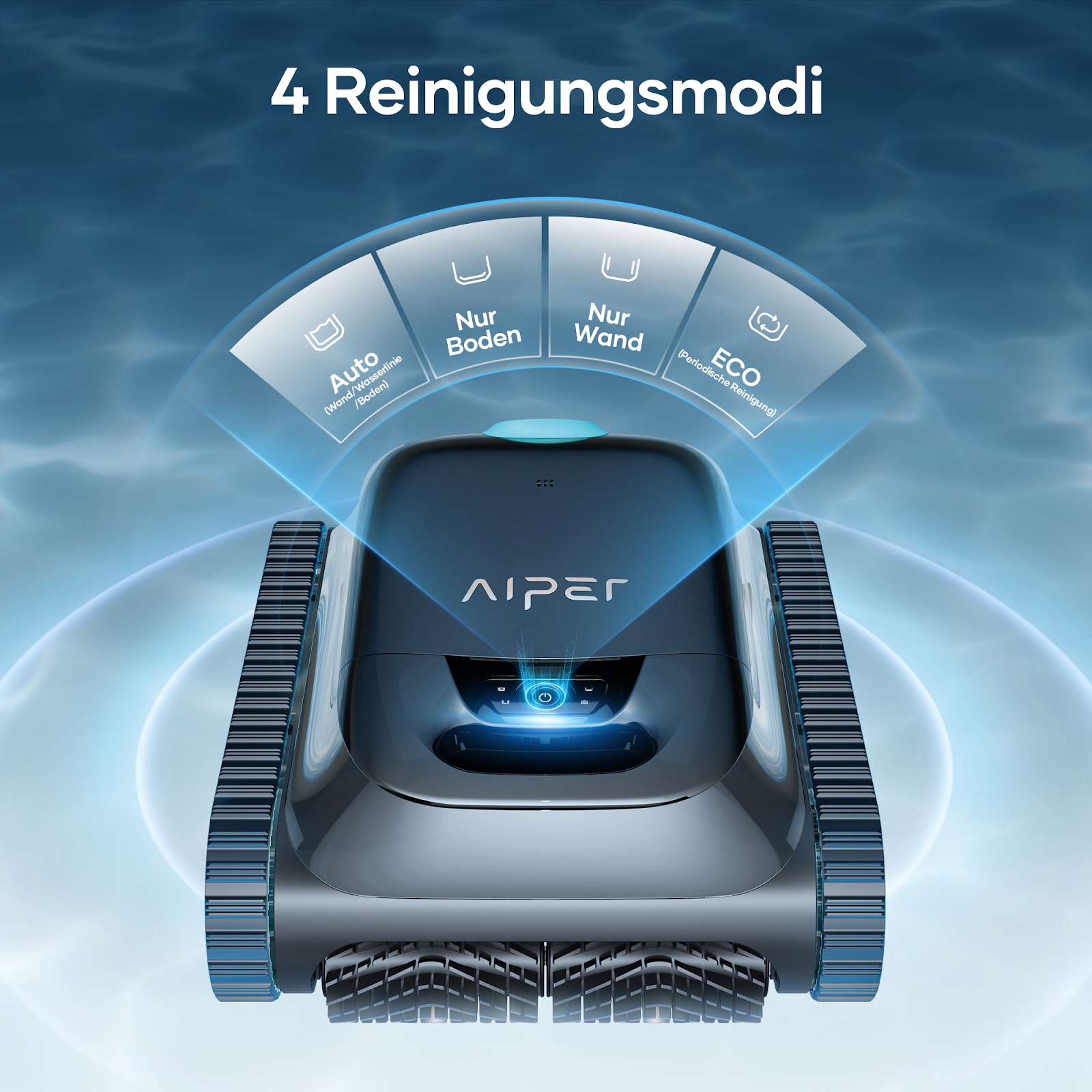 Aiper Scuba S1 – Vier Reinigungsmodi