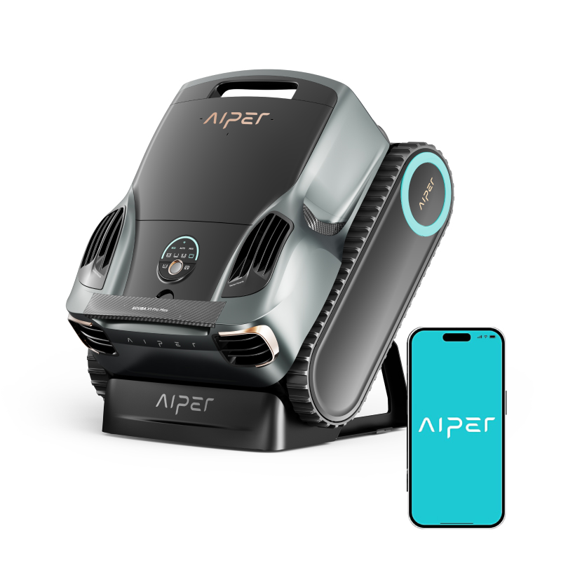 Robot limpiafondos piscina Aiper Scuba X1 Pro Max con app