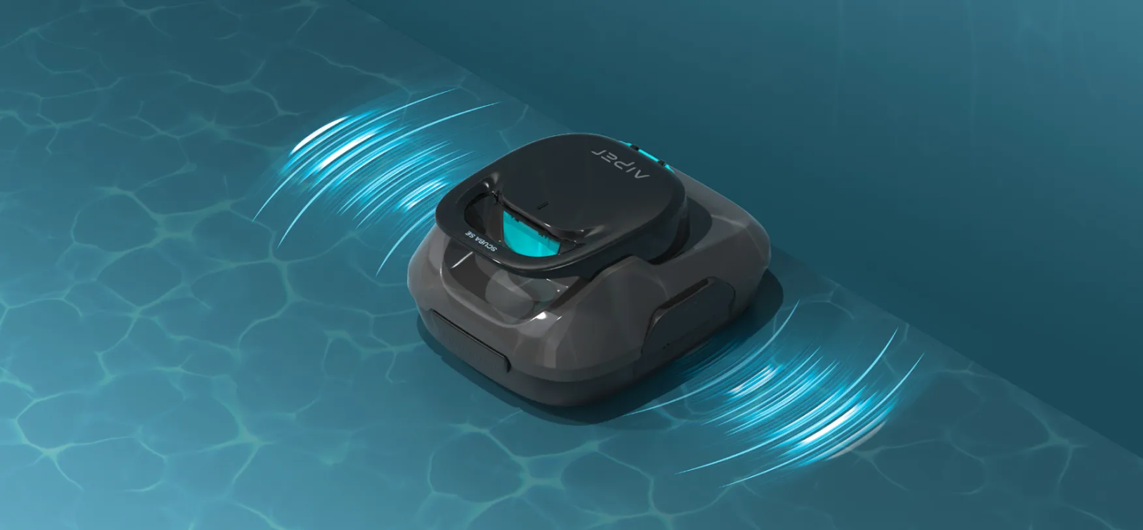 Aiper Scuba SE nettoie le fond de la piscine