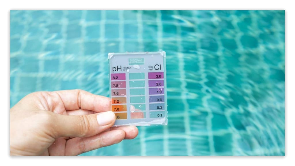 After adding acid, keep the pump running and wait 30 to 60 minutes, then retest pH.