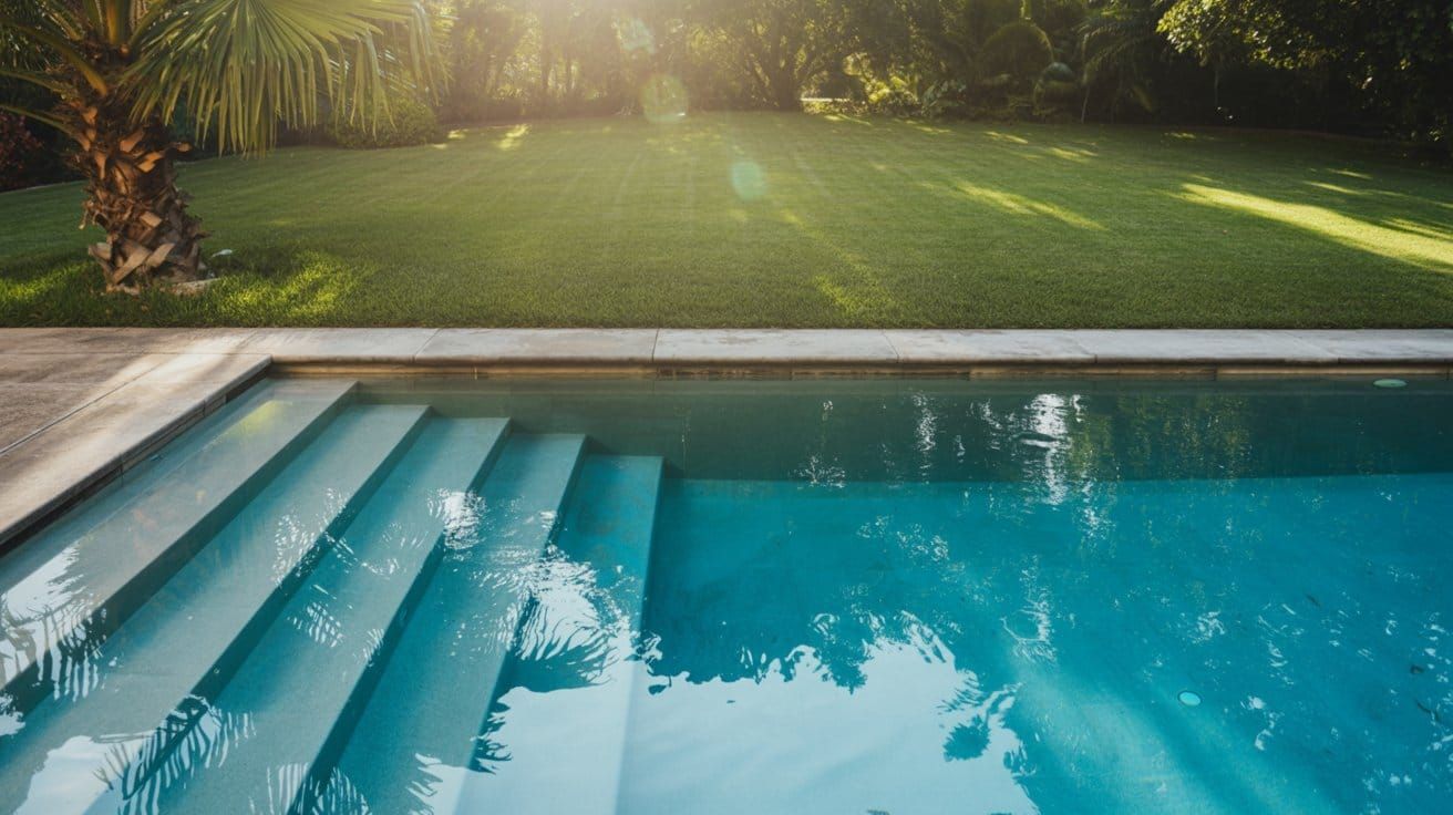 a salt water pool