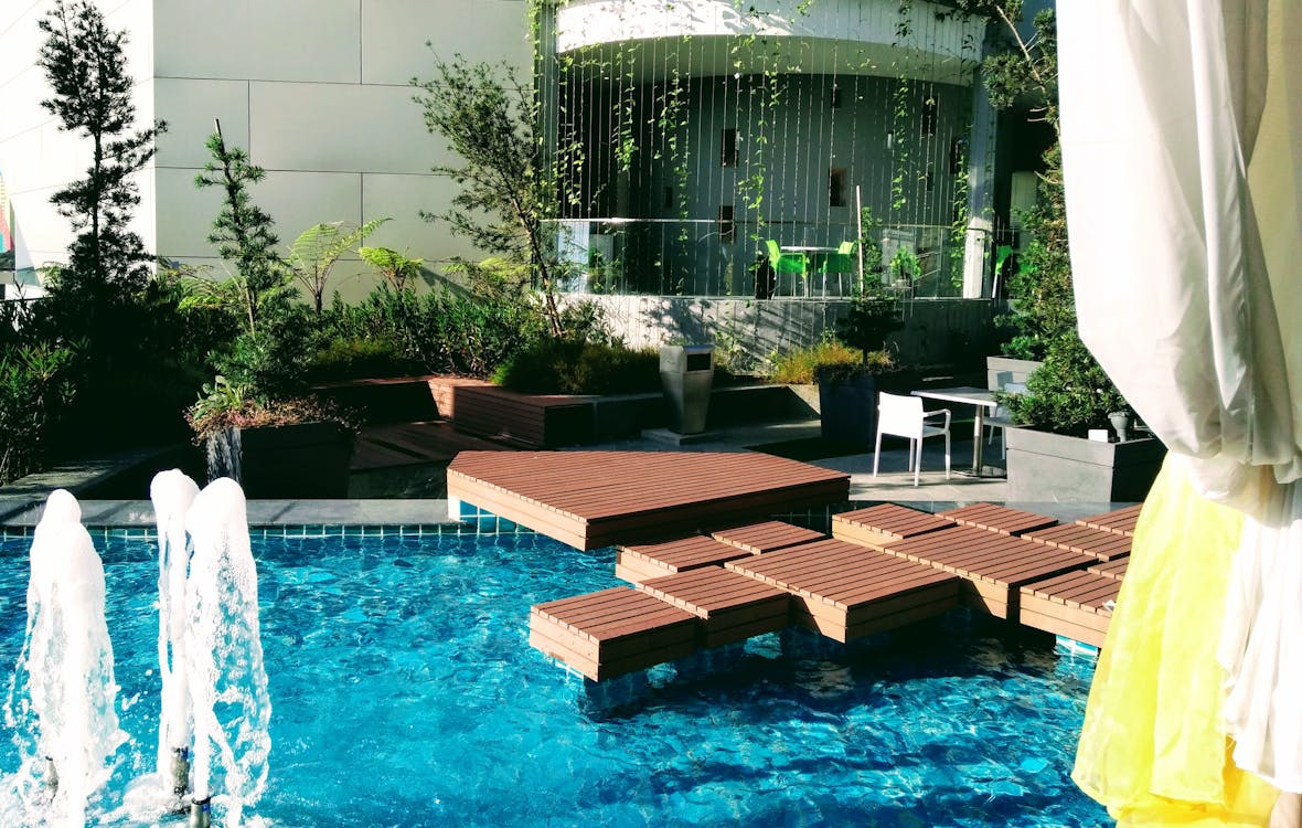 Piscina pequeña mejorada