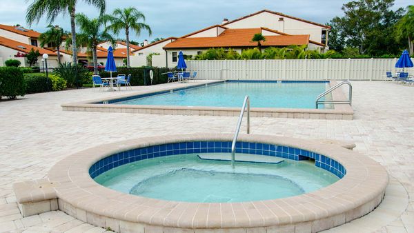 Backyard pools without fence or screen