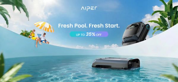 A clean backyard swimming pool and hot tub on a sunny day, showcasing a perfect oasis ready for the Australian spring and summer seasons.