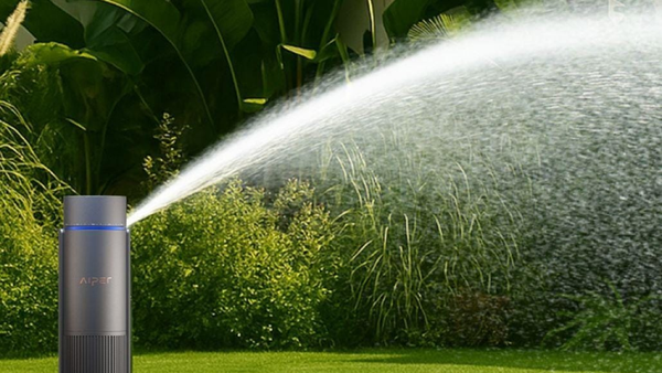 Aiper IrriSense – smartes Bewässerungssystem, das einen Rasen bewässert