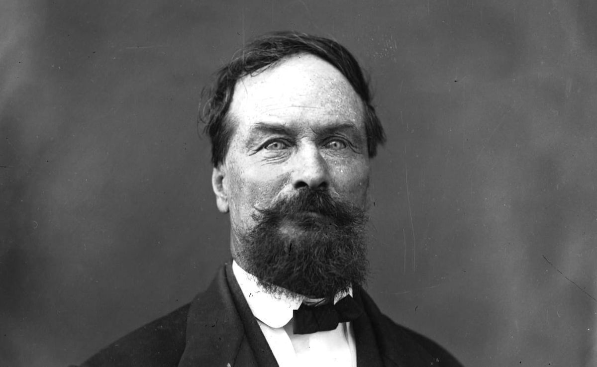 Photograph of William Adams Hickman taken around 1860