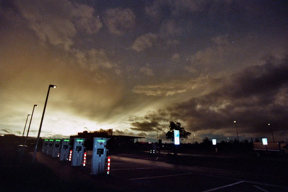 Nachtbeobachtung als Foto