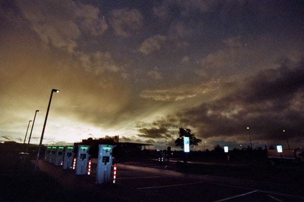 Nachtbeobachtung als Foto