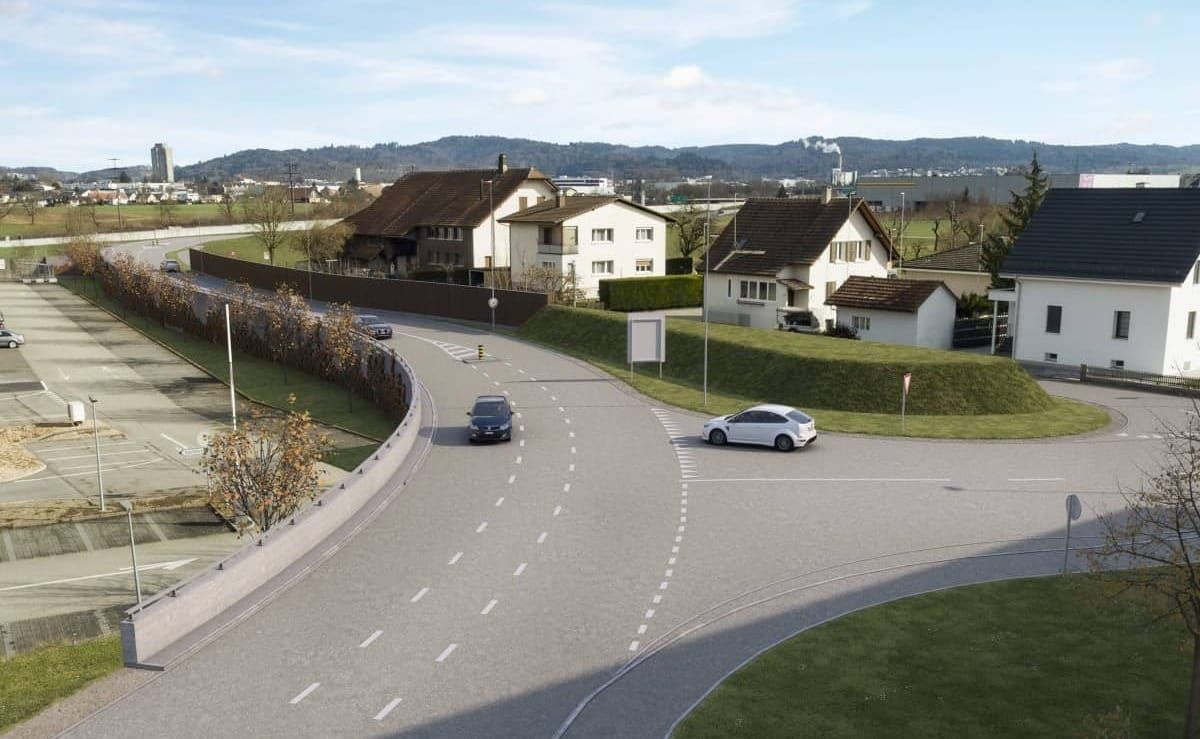 Rothrist: Regierung beantragt Verpflichtungskredit für Wiggertalstrasse, Abschnitt Nord