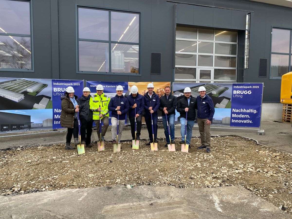Spatenstich in Birr: BRUGG Group steht zum Standort Schweiz