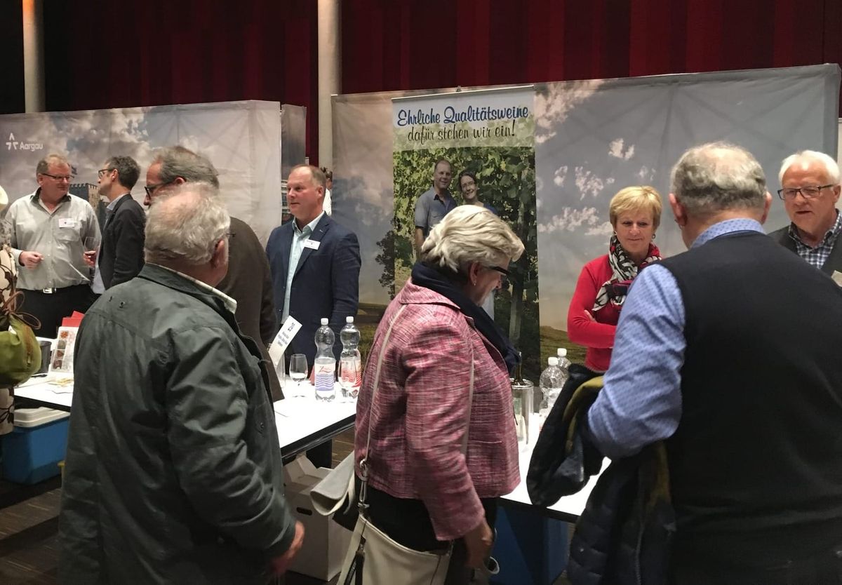 Aargauer Weinmesse «WeinGenussPlus» in Brugg/Windisch – Eröffnung durch Regierungsrat Markus Dieth