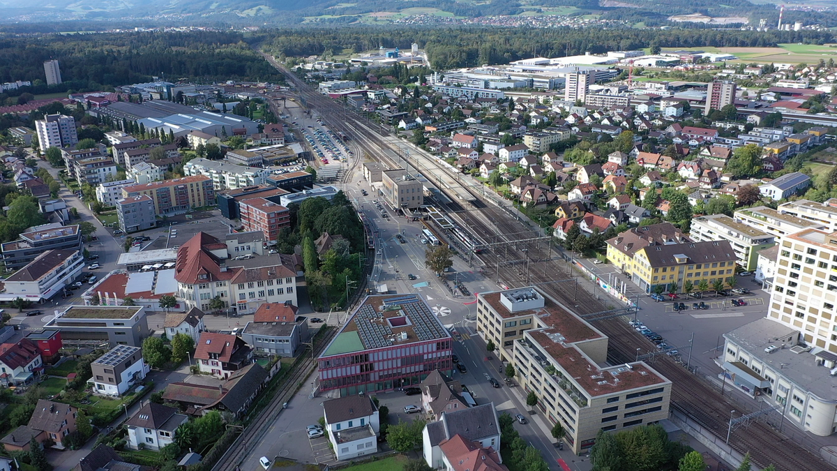Baustart am Bahnhof Lenzburg zeitlich neu festgelegt