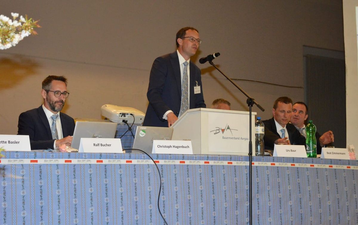 Christoph Hagenbuch als Präsident des Bauernverbandes Aargau bestätigt