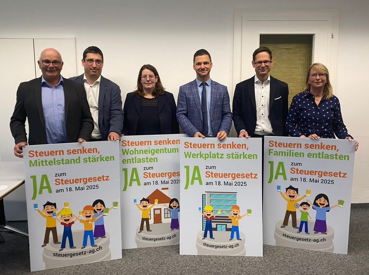 Ja-Komitee: Steuerreform entlastet Mittelstand, Familien und Werkplatz Aargau