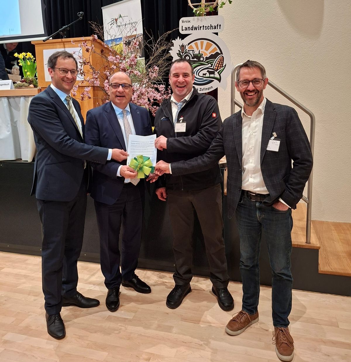 Bauernverband: Resolution zur Raumplanung übergeben