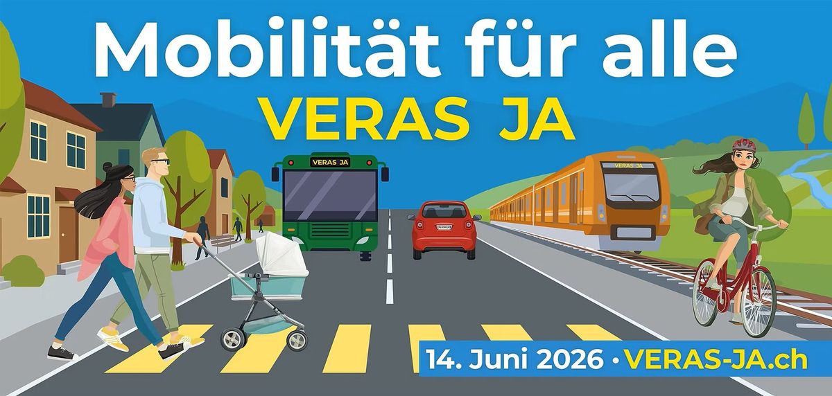 Abstimmung 14. Juni: Komitee wirbt für Verkehrsprojekt Suhr (VERAS)
