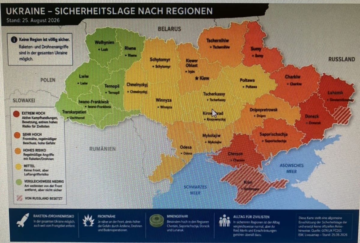 Vorstoss im Grossen Rat fragt: Ukrainer in "sichere" Region zurückschicken?