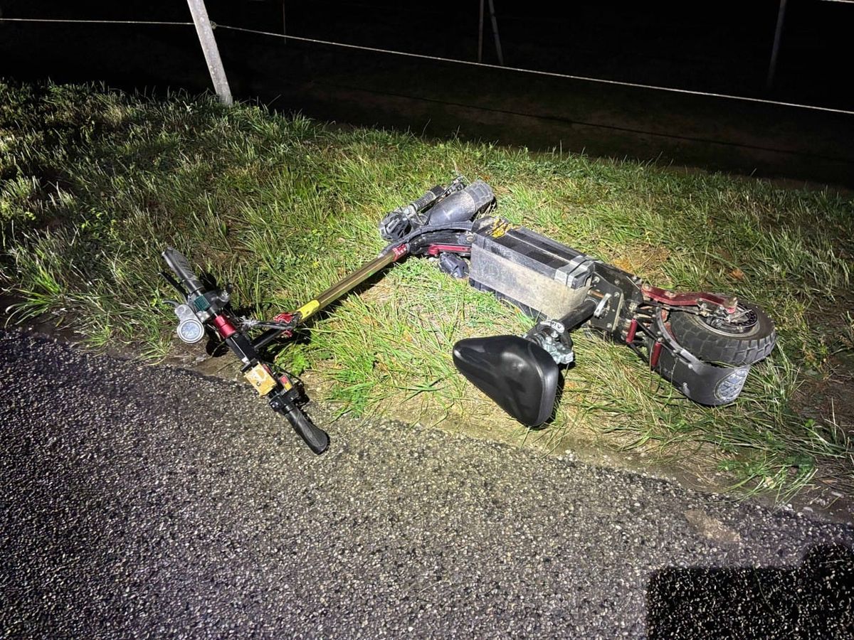 Fisibach: Mutmasslich mit E-Trottinett gestürzt und schwer verletzt