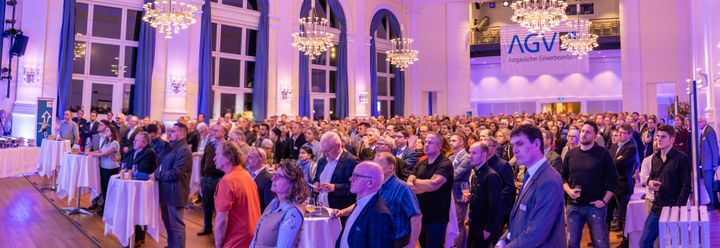 Neujahrs-Apéro des Aargauischen Gewerbeverbandes: ungewohntes Lob für SP-Regierungsrat