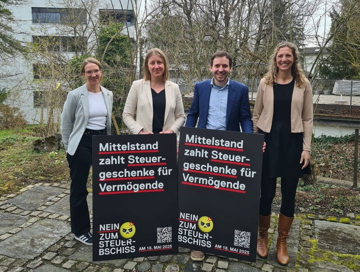 Steuerabstimmung 18. Mai - Nein-Komitee: "Mittelstand bezahlt Steuergeschenke"