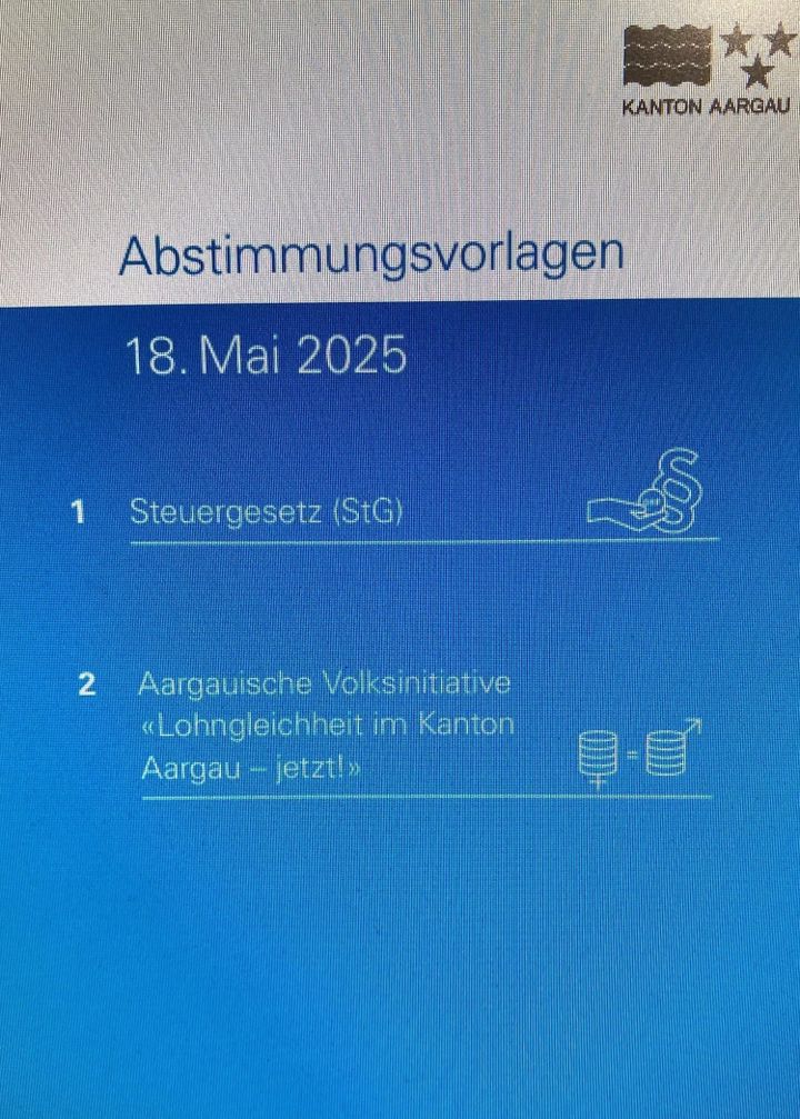 18. Mai: Abstimmungsbüchlein zu den zwei Vorlagen publik