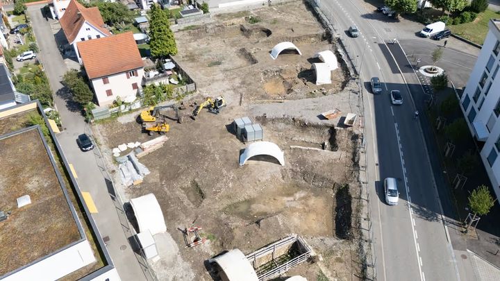 Windisch: Rettungsgrabung der Kantonsarchäologie dokumentiert Überreste des Legionslagers
