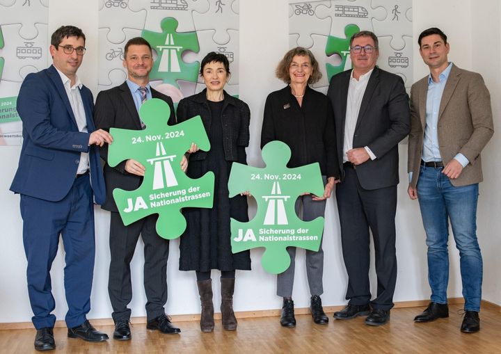 Autobahnabstimmung: "Für eine Schweiz, die vorwärtskommt"