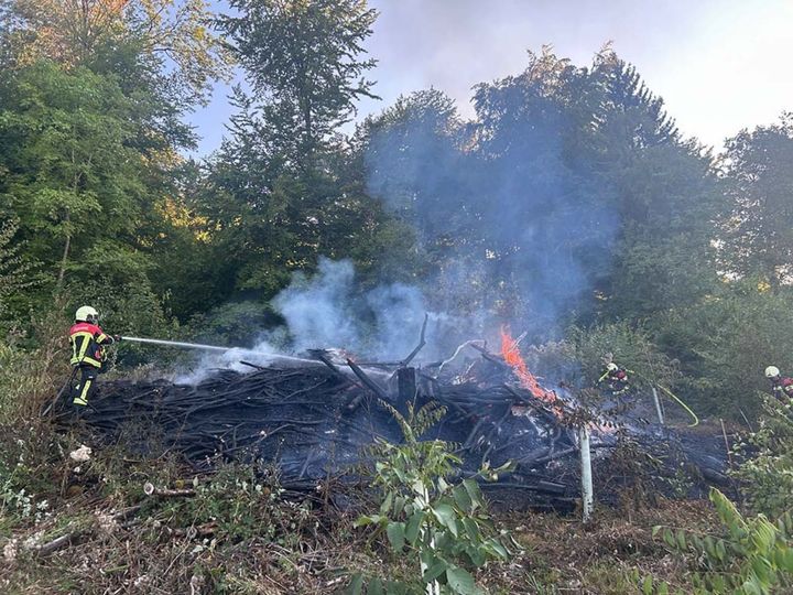 Birr: Feuerwehr kann Übergreifen eines Feuers auf den nahen Wald verhindern