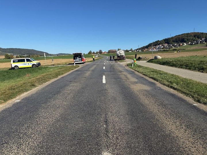 Würenlos: tödliche Kollision mit Lastwagen