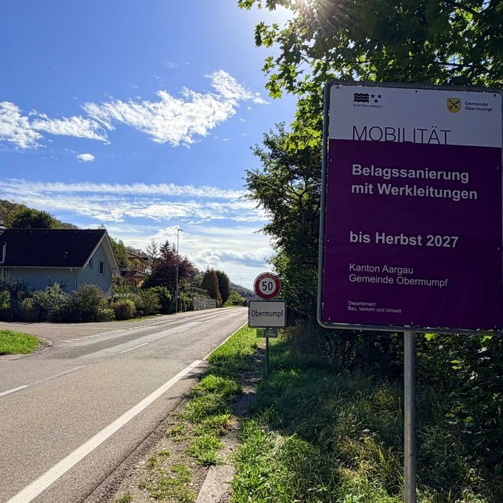 Sanierung Ortsdurchfahrt Obermumpf: am 12. Oktober gehts los