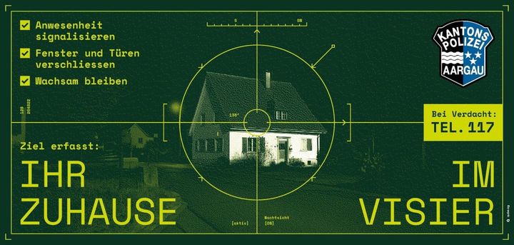 Aargau: Ihr Zuhause im Visier – die Einbruchssaison beginnt