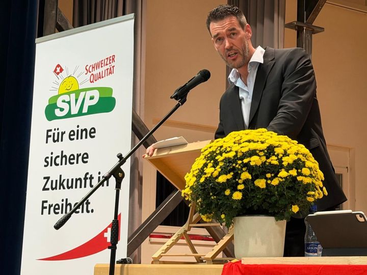 Christoph Riner präsidiert neu die SVP Aargau