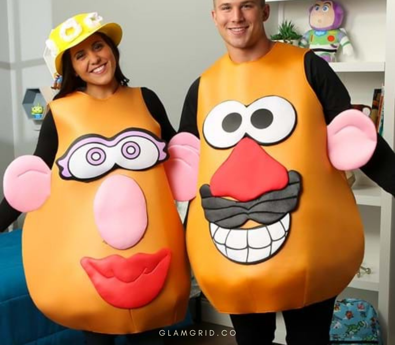 Mr and Mrs Potato Toy Story Couples Halloween Costume