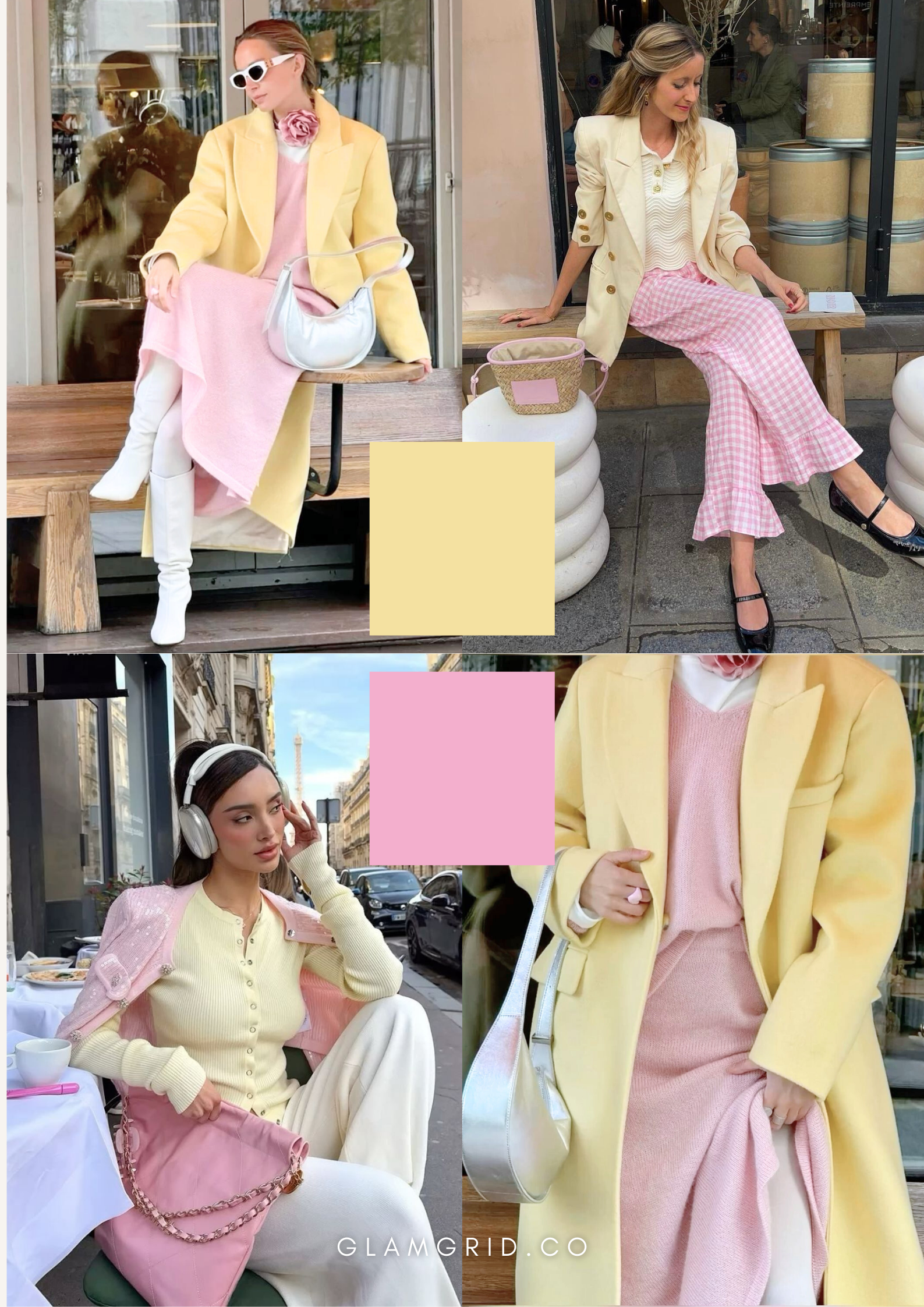 Trendy Color Combinations: Butter Yellow + Baby Pink