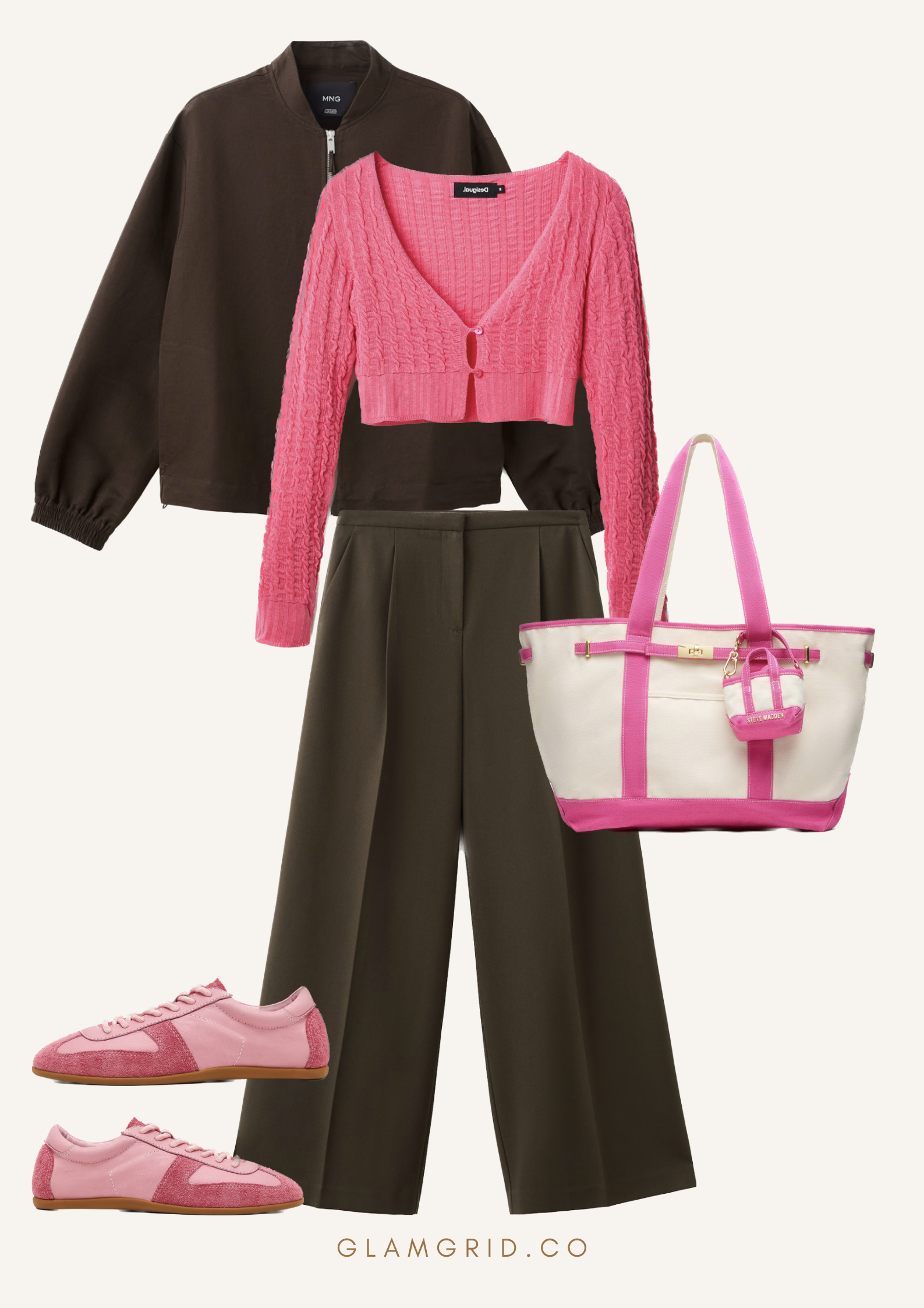 Cardigan with Jacket Outfit