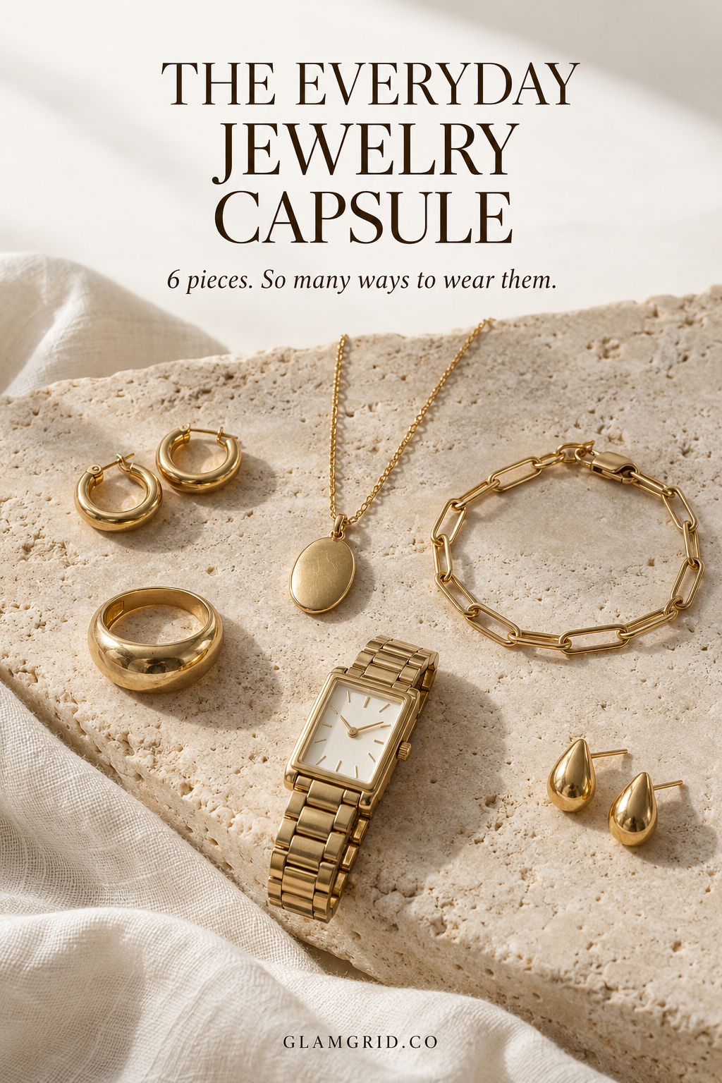 A Minimalist Jewelry Capsule Pinterest Banner