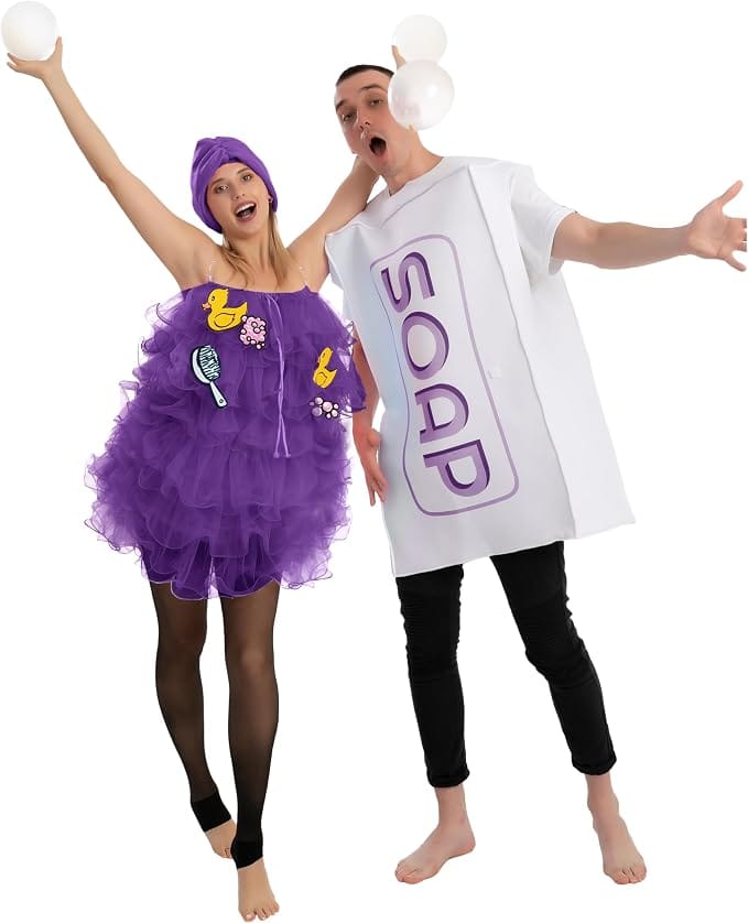 Loofah and Soap Halloween Couples Costume