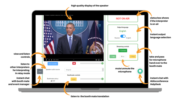 L’AIIC ha valutato la piattaforma di interpretazione simultanea Ablioconference riguardo alla conformità ISO