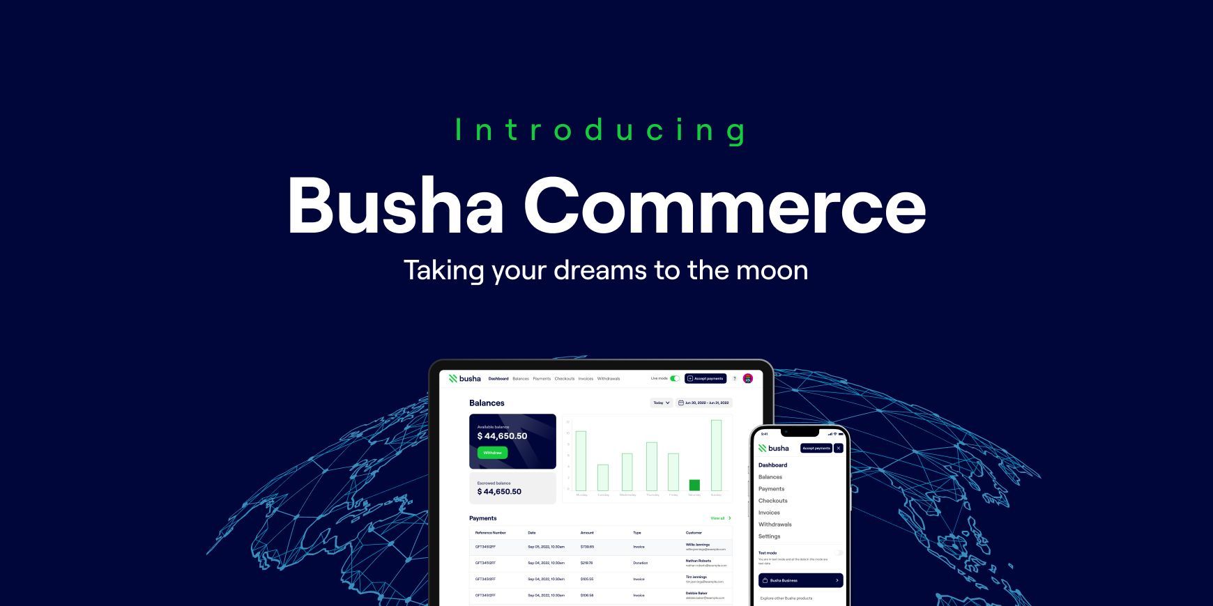 Take Your Dreams to the Moon with Busha Commerce