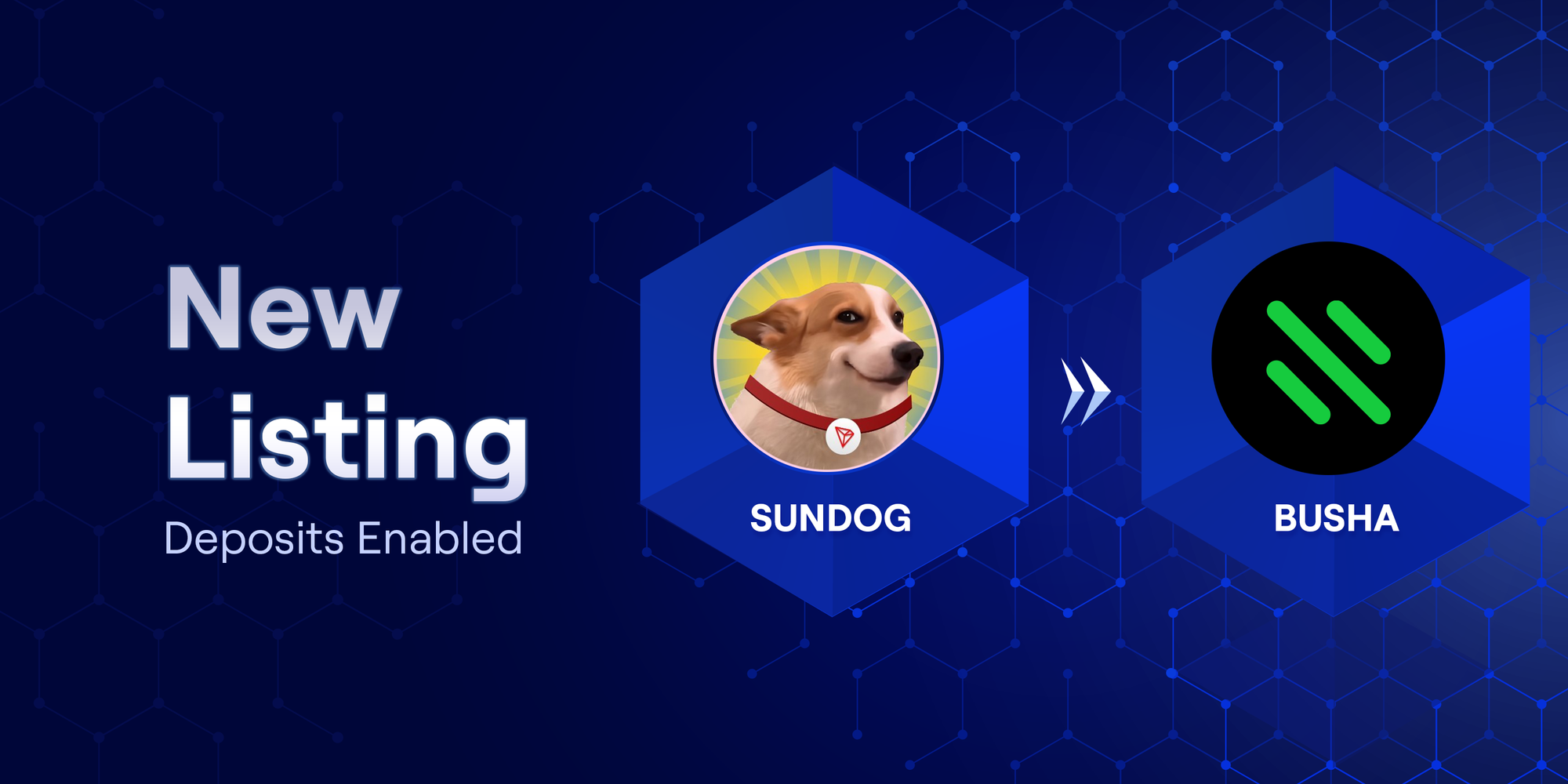 Busha Lists $SUNDOG