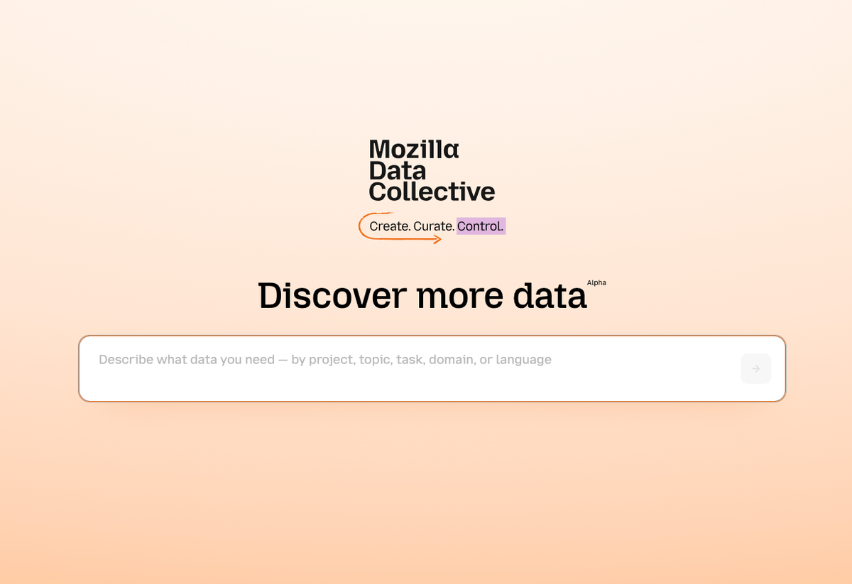 The Mozilla Data Collective Data Assistant is now available in Alpha