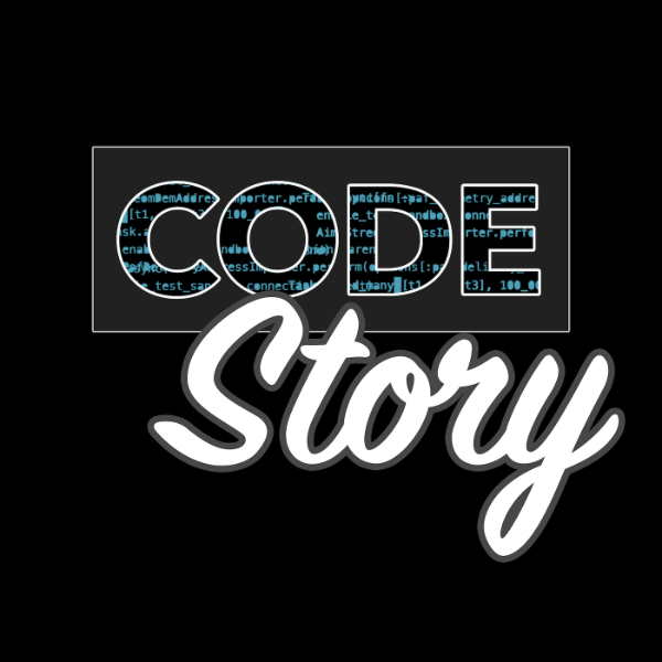 Code Story's podcast artwork.