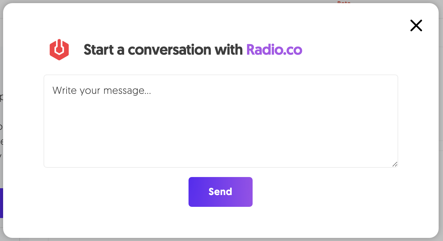 MatchMaker.fm's 'Start a Conversation' section.