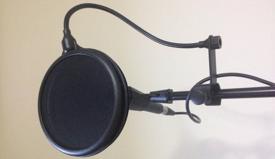 A pop filter.
