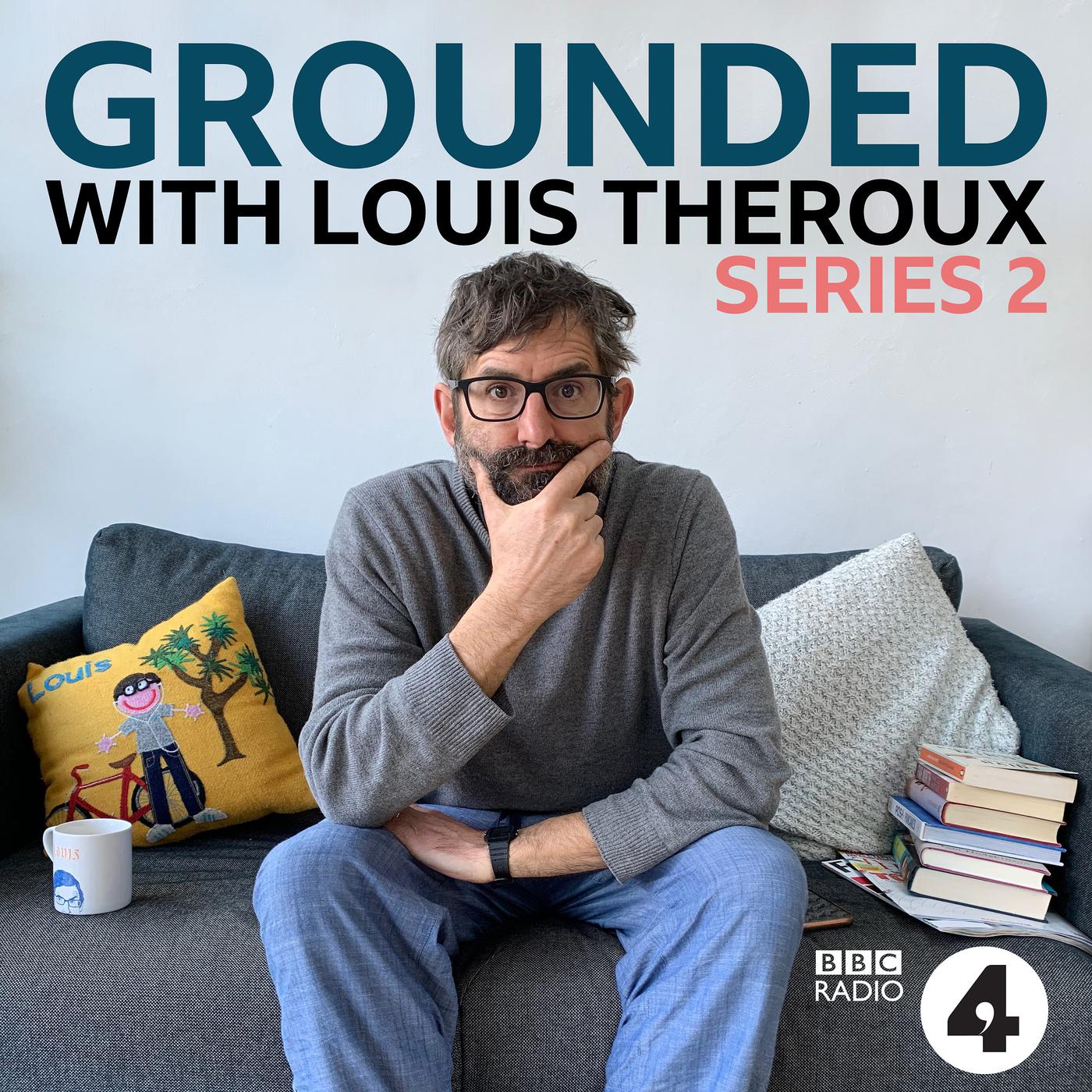 The podcast artwork for Louis Theroux's Grounded podcast.