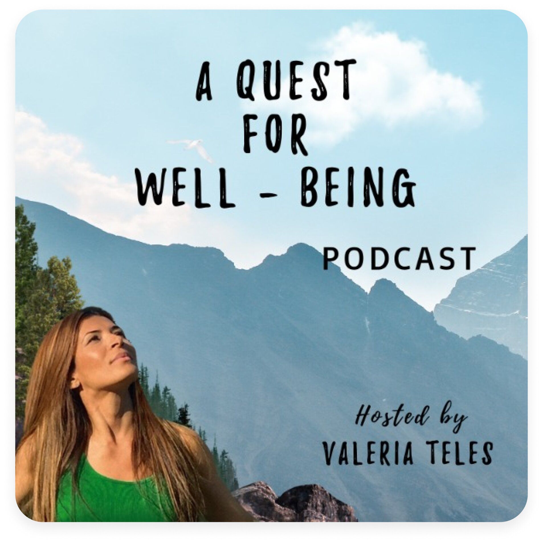 A Quest for Well-Being's podcast artwork.