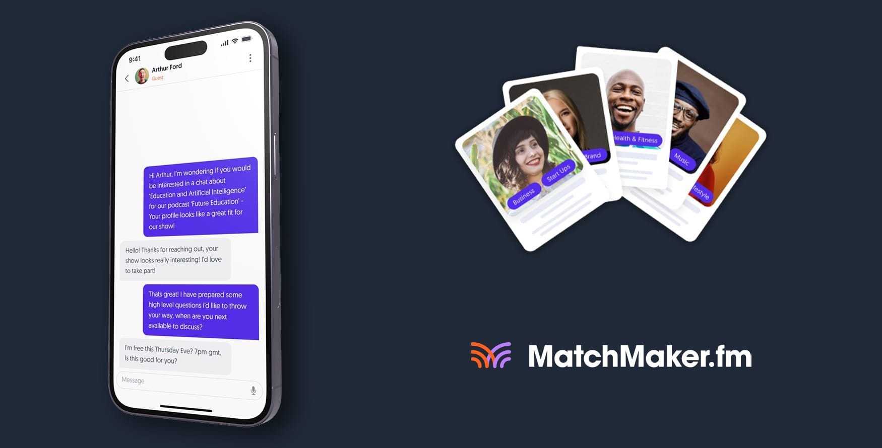 MatchMaker.fm Conversational Booking Feature