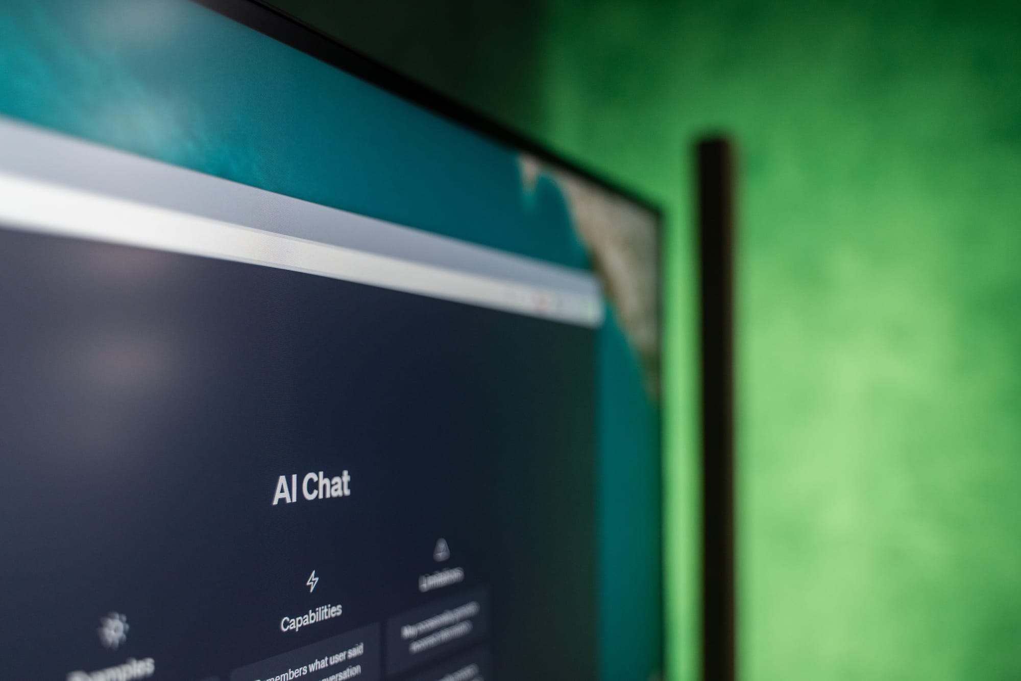 Shot of AI Chat page