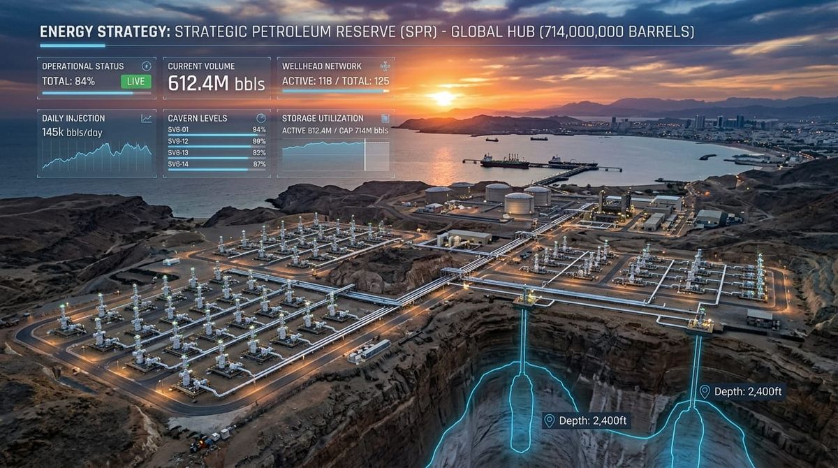 USA Strategic Petroleum Reserve Hits 1983 Lows: What 56 Percent Empty Means for Investors