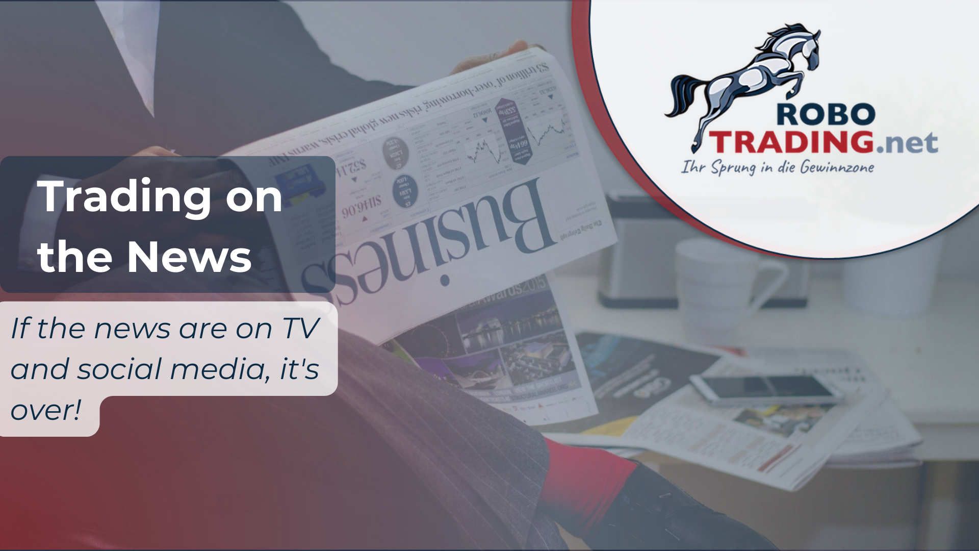 Trading on the News: If the news are on TV and social media, it's over!